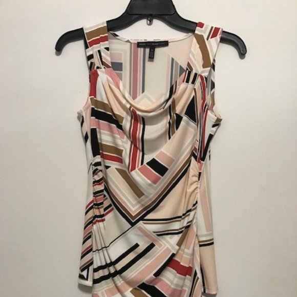 White House Black Market Tops - White House Black Market Geo Print Sleeveless Top